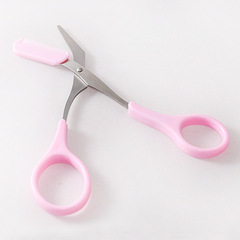 Eyebrow Shaping Set with Comb Hair Scissors Eyebrow Tools Beauty Makeup Tools Wholesale