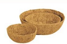 Cross-border flower pot lining Chlorophytum flower pot growing vegetables coconut palm pot flower pot plastic flower pot iron flower basket lining coconut palm mat