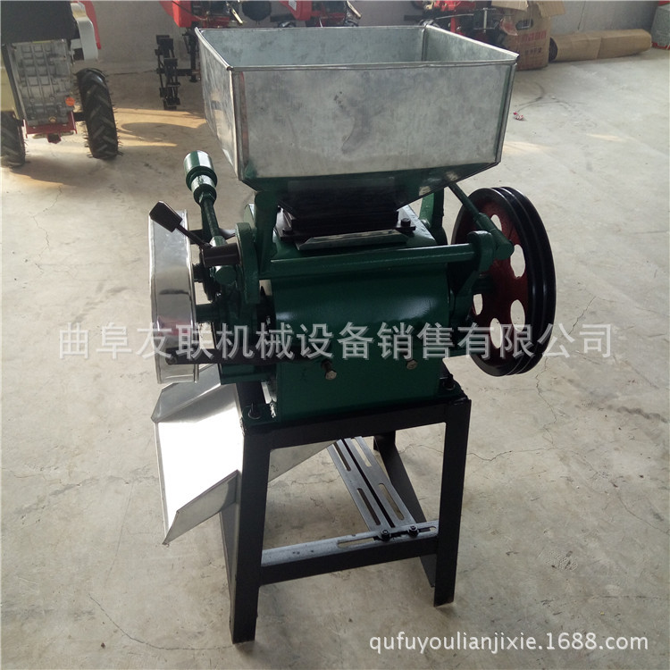 河南熟花生破碎机 糕点食品加工轧碎机 小型多功能电动豆扁机33
