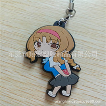 来图定做PVC橡胶3D卡通广告促销定制赠送1至2元随手小礼品挂件