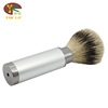 Handheld hair shaving brush for traveling, cosmetic metal makeup primer