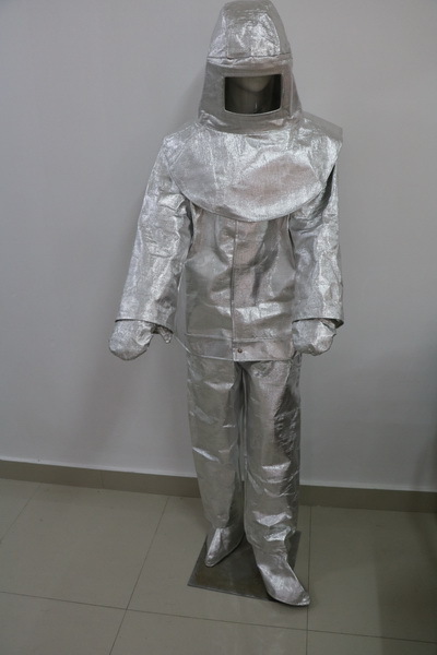 Manufactor Direct selling fire control Insulated clothing High temperature resistance Tinfoil Fireproof Insulated clothing DTXF-93-1