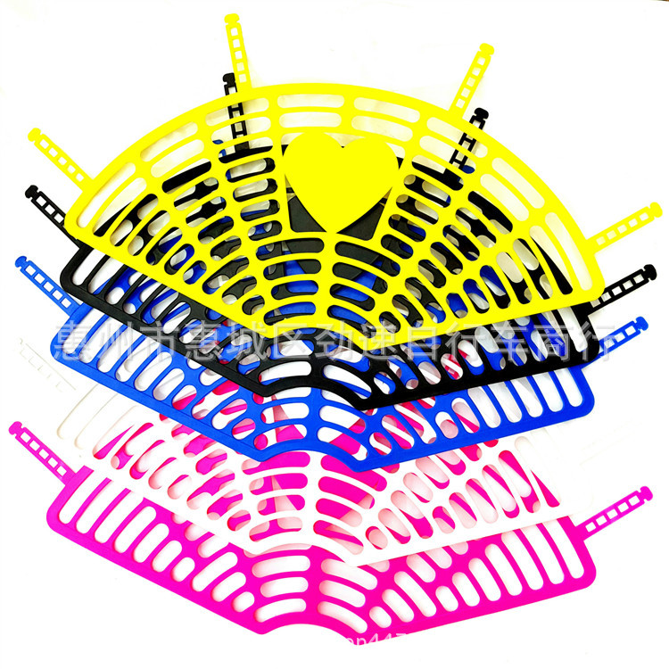 自行车防护网塑料儿童后座椅防夹脚网电动车护网隔离护裙网一对价