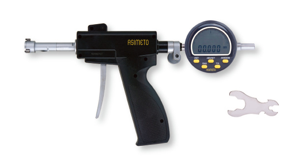 ASIMETO德国安度数显枪式三点内径千分尺6-300mm量程可选带判定