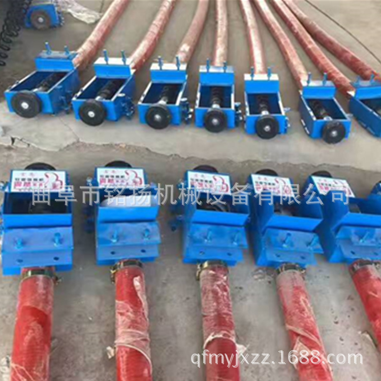 高效全自动收粮专用车载抽粮机 小型移动式立式软管螺旋提升吸粮机