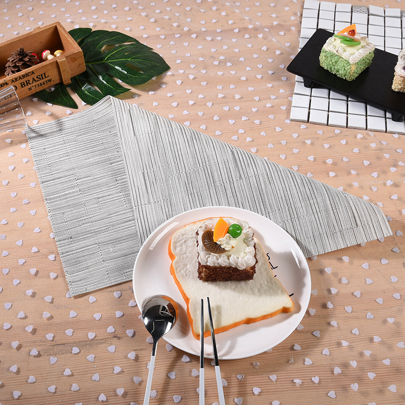 2020新款提花虫形西餐垫 隔热环保餐垫 高档酒店西餐垫详情图6