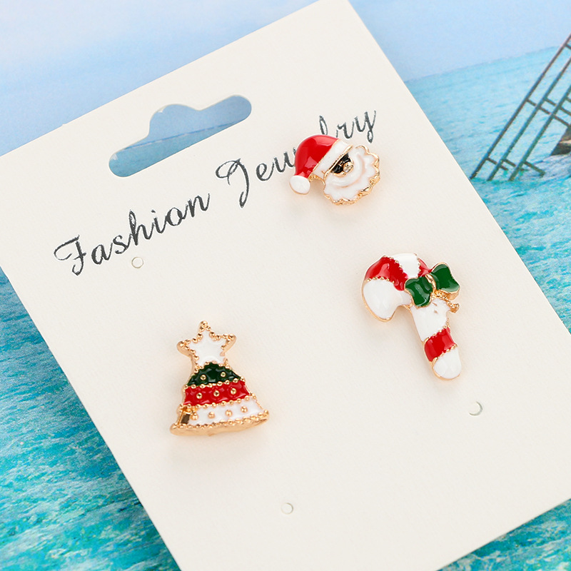 Creative Christmas Snowman Crutches Alloy Brooch display picture 7