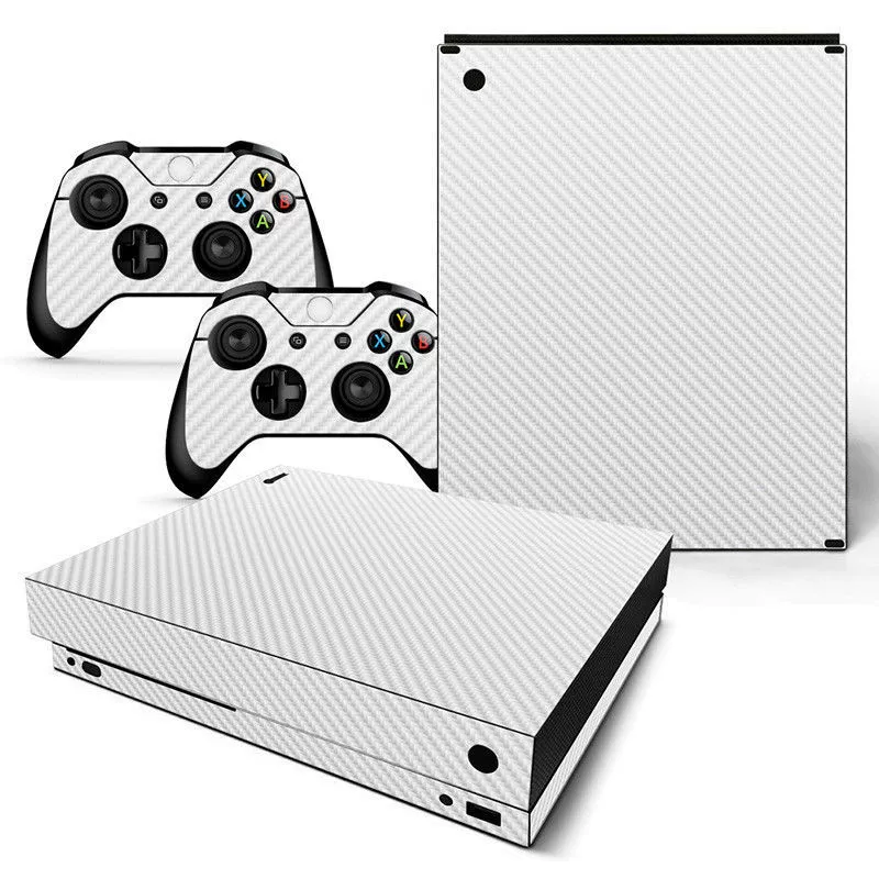 Кожура консоли (Xbox One X) карбоновые и металлические отделки, настраиваемые наклейки для резки