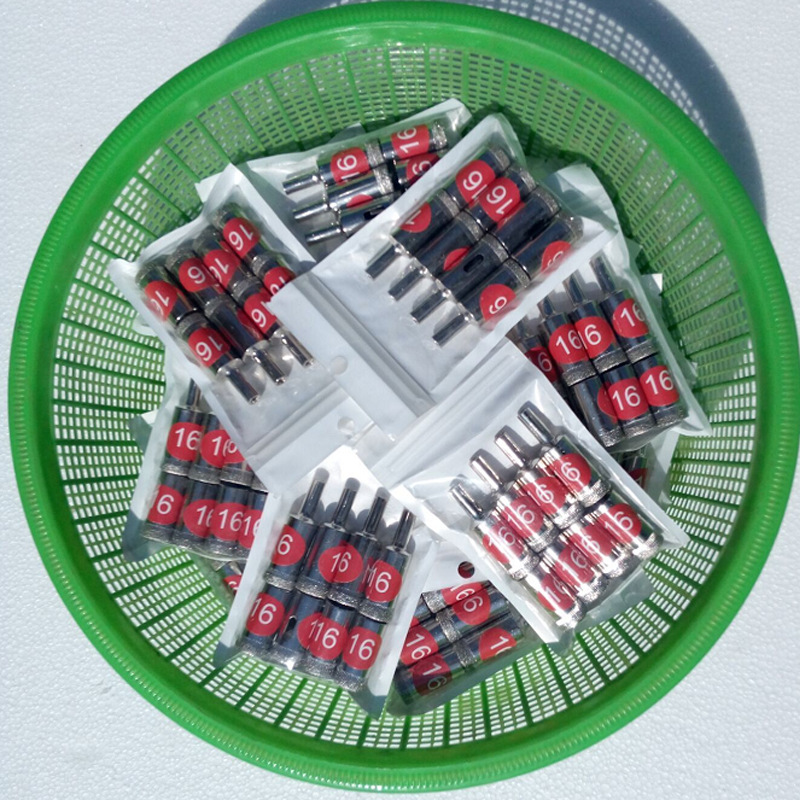 空心玻璃钻头套装 金刚石开孔器现货 批发大理石瓷砖玻璃开孔器