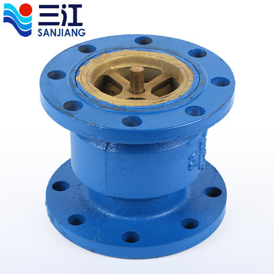 厂家直销三江消音止回阀 结实耐用碳钢旋启式消音止回阀批发|ru