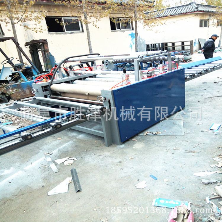 石膏板贴面机设备生产线pvc发泡板材贴纸机大板贴面机长春