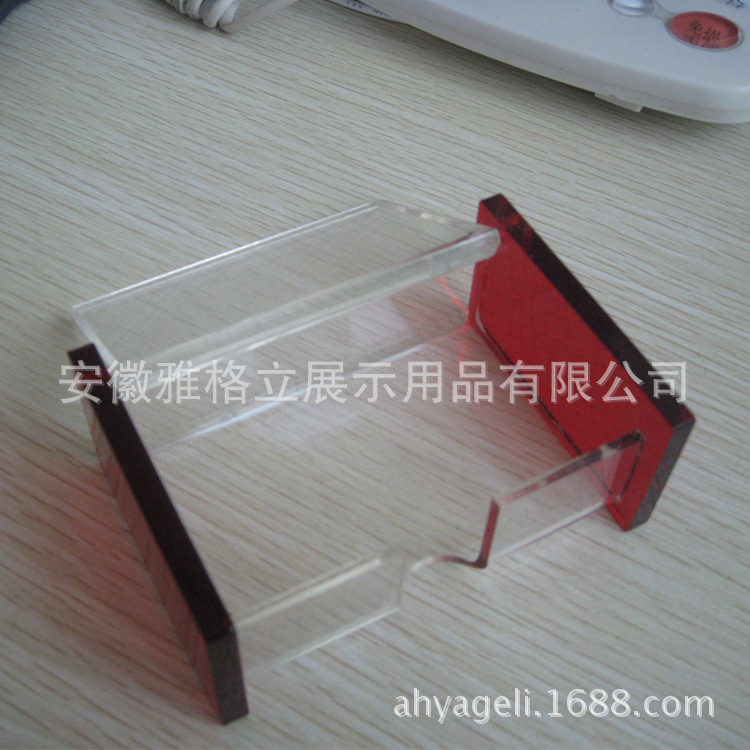 亚克力多色透明名片盒 (3)