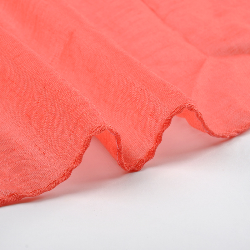 250g Weight Scarf Classification Daily Occasion Women's Simple Style Solid Color Cotton Solid Color Scarf