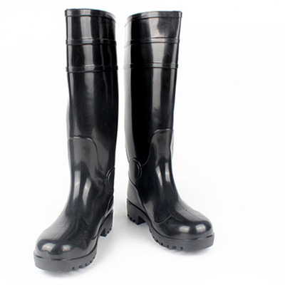 Labor insurance Dedicated Steel head rubber Boots Ladle head of rain shoes Baotou Steel Anti smashing Boots