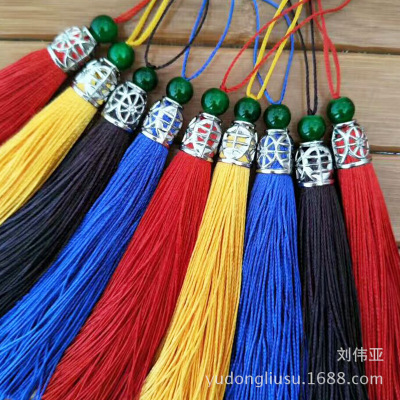 new pattern Chinese knot Hollow Metal tassels Ears Tassels Keychain Ears wholesale Manufactor