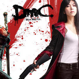 鬼泣5但丁外套 痞子DANTE 男女同款皮风衣