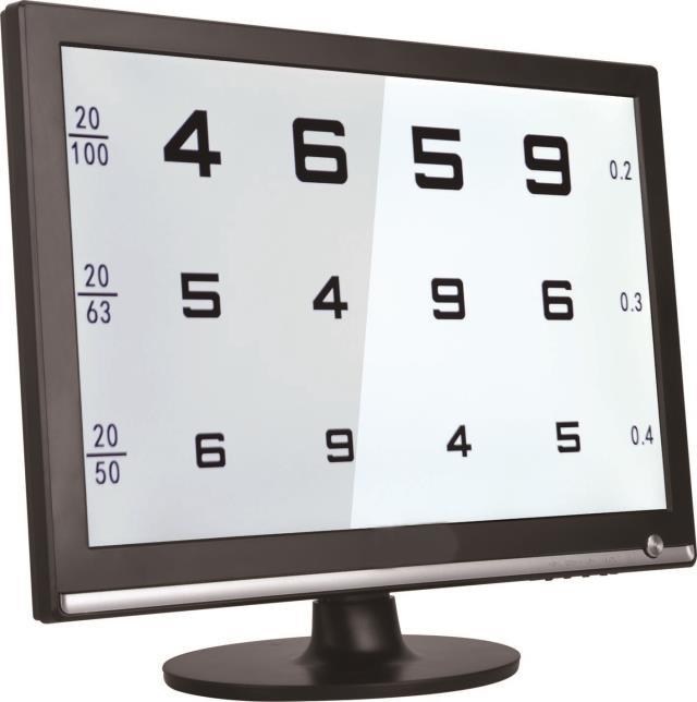 好幫手牌27AT近視遠視色盲散光電腦視力驗光檢測儀液晶視力表