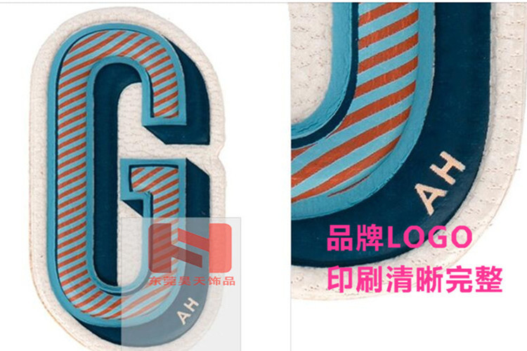 真皮字母贴纸