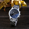 Men's steel belt, swiss watch, fashionable quartz watches, metal men's watch, suitable for import