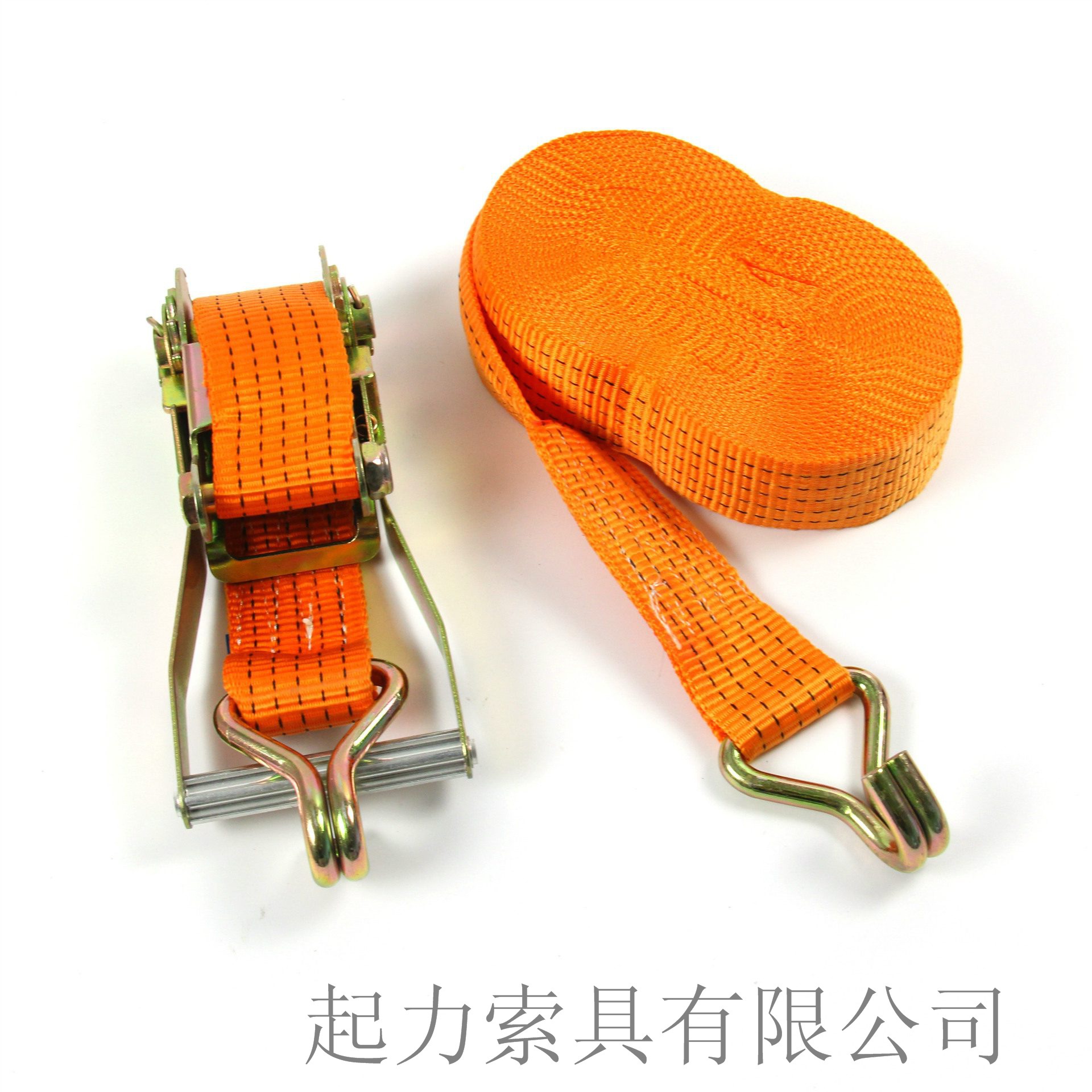 厂家直销2寸5吨铝柄棘轮捆绑带 拉紧器 货物紧固器 收紧绳可定