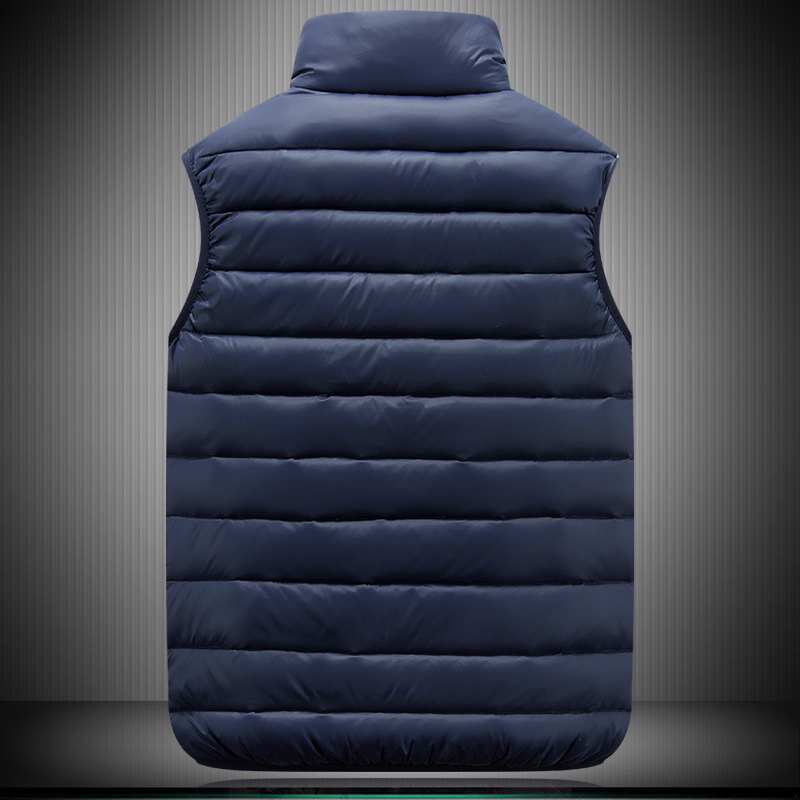 Men's clothing Couple models light down cotton jacket 200 catties vest plus fat large size fat down cotton vest autumn and winter men and women tide_voghion.com