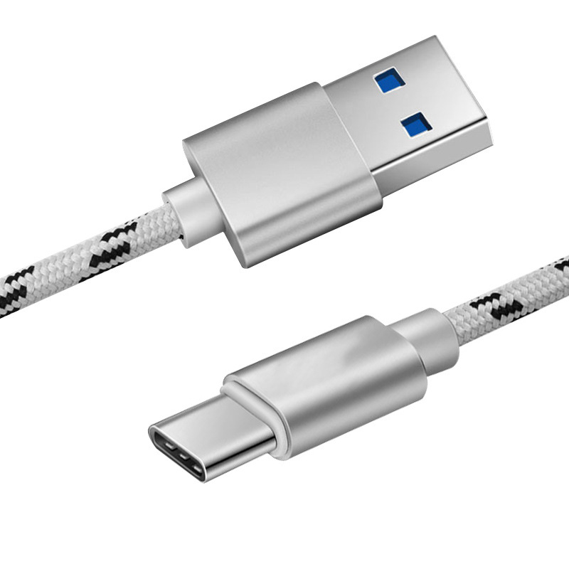 QC3.0手机快充数据线 9芯快速充电线 编织尼龙数据线厂家