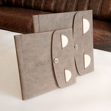 批发新款猫耳朵皮革相册封面 儿童婚纱影楼后期制作用品