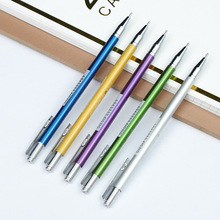迷你小自动铅笔0.5 0.7mm短款办公活动铅笔金属杆学生自动笔文具