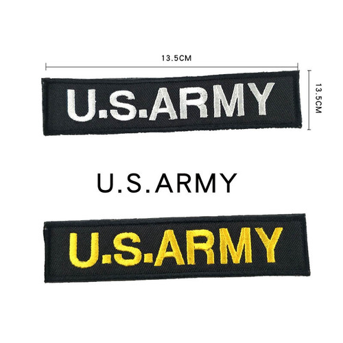 Embroidered Long Striped Chest Badge U.S. ARMY Patch Velcro Military 101st Airborne Division Arm Patch Cloth Patch