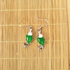Fashionable earrings jade, city style, Birthday gift, wholesale