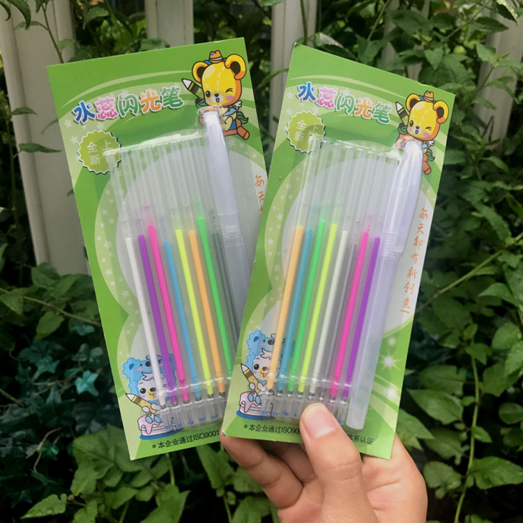 diy相册配件八色笔粉彩笔手工相册配件 一件代发|ru