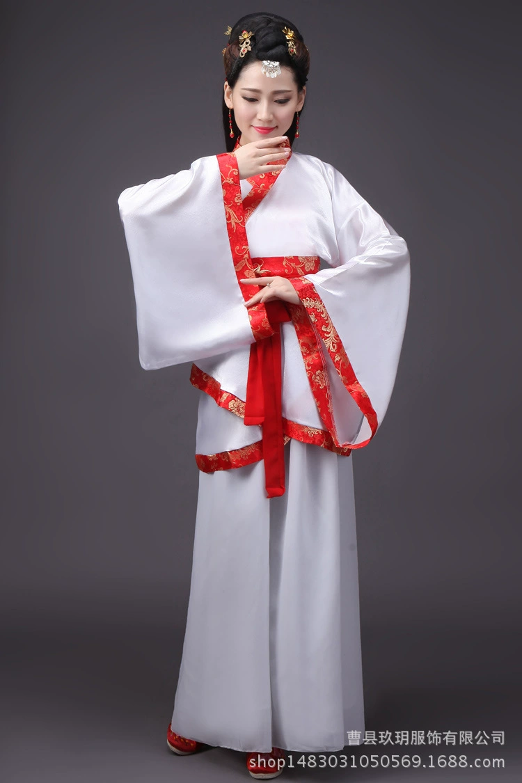 Ежегодная конференционная костюм Female Tang костюм Hanfu обыкновенная одинарная и двойная повивка, юбка для выступления взрослого подарка выпускной