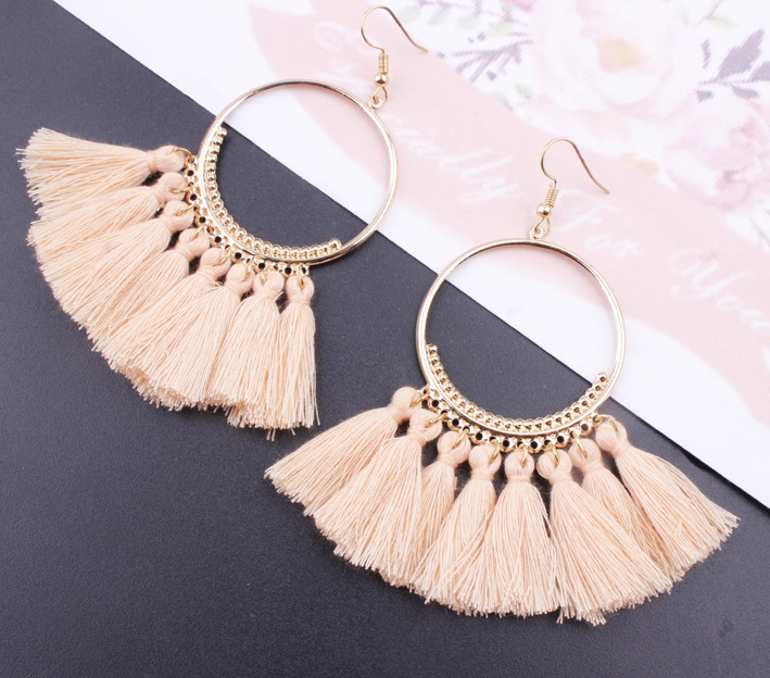 Bijoux En Gros 1 Paire Mode Impression Alliage Boucles D'oreilles display picture 2