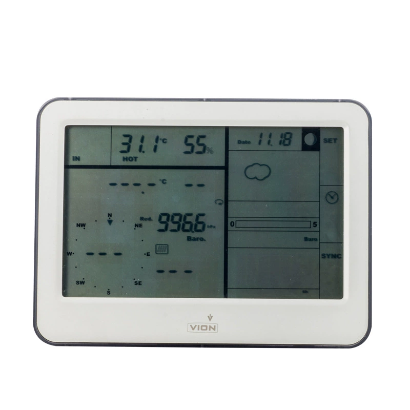 Анемометр скорости ветра беспроводной датчик дождя Метеорологический монитор Завод прямых продаж