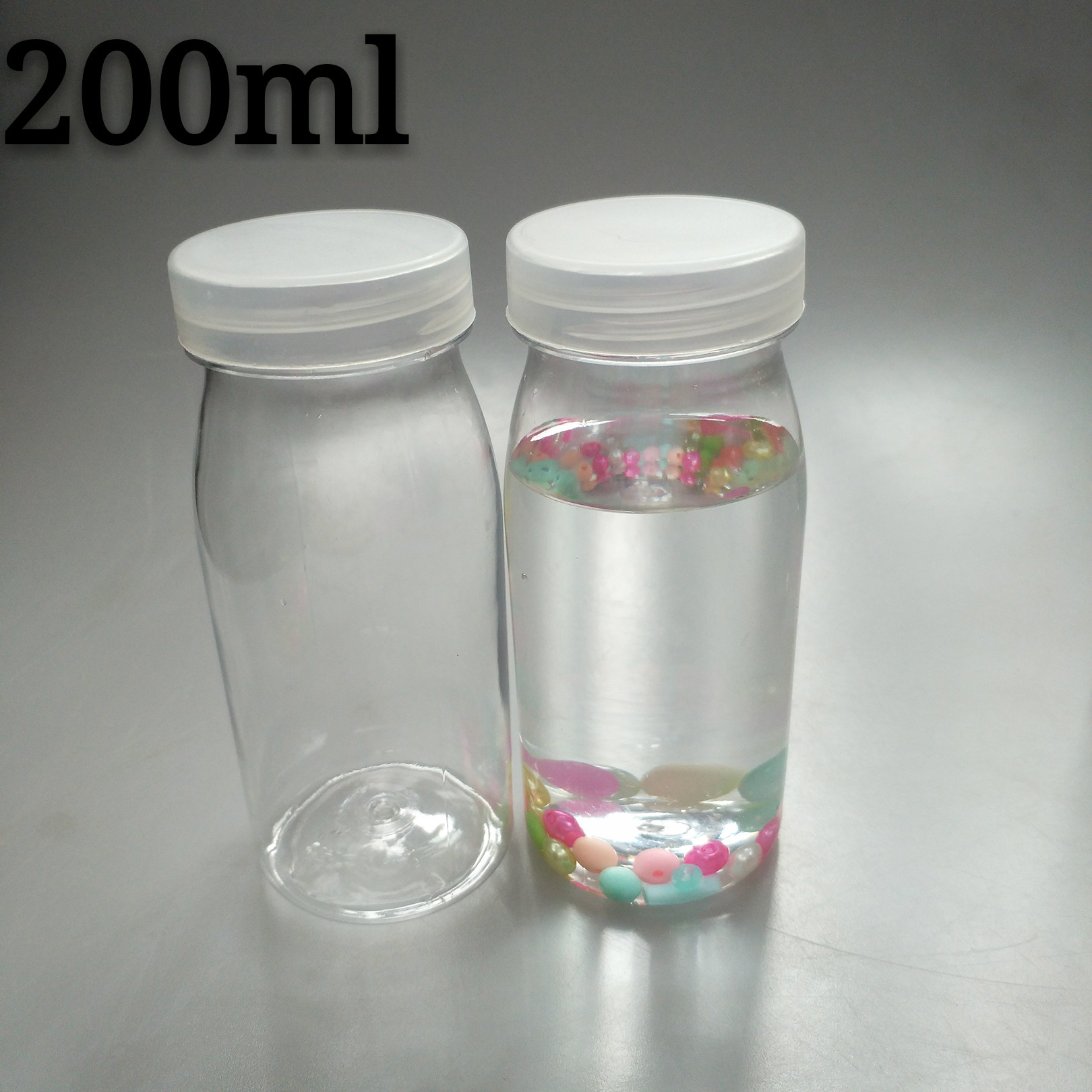 厂家供应200ml pet塑料瓶 牛奶果汁糖果瓶