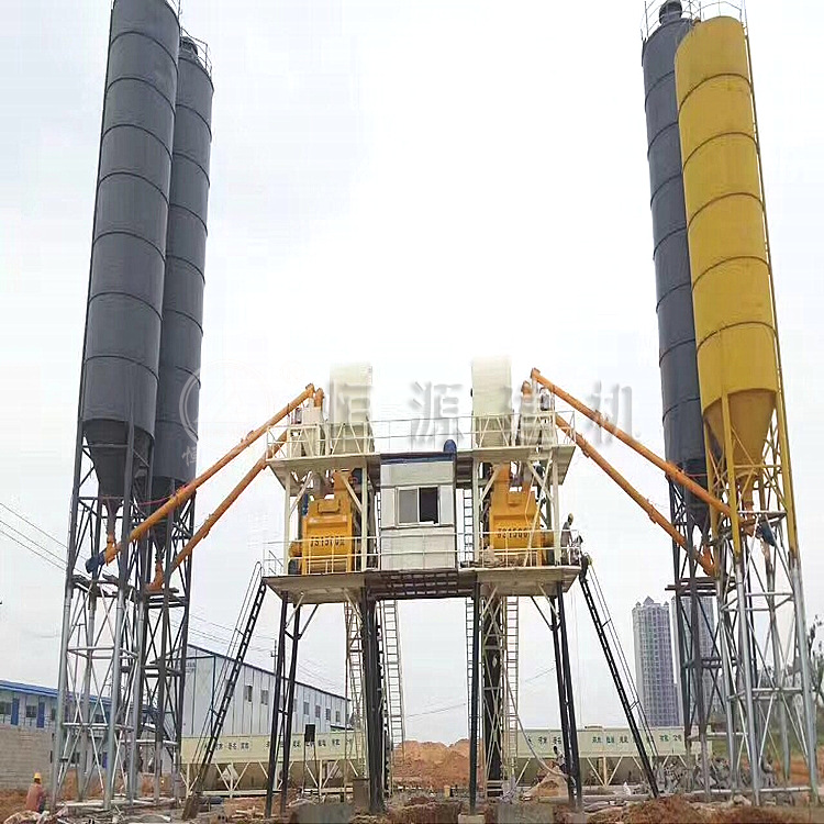 混凝土搅拌站  HZS90型搅拌站设备  恒源建机厂家直供