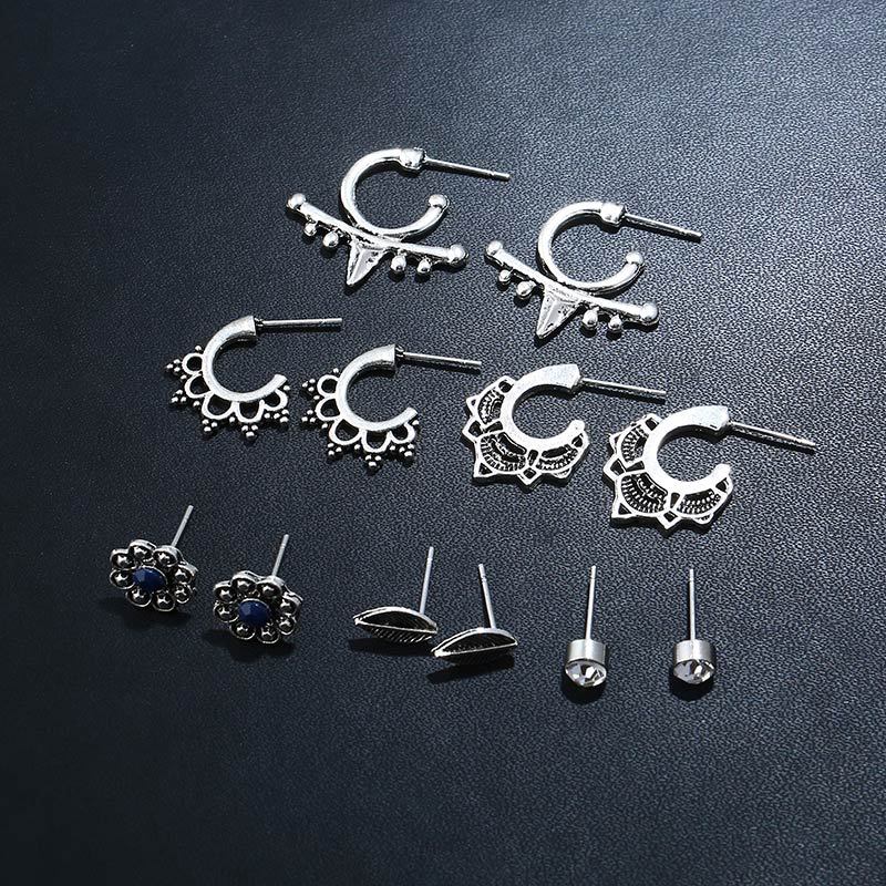 Occident and the United States otherJewelry Set (Silver)NHNNZ3037-Silver