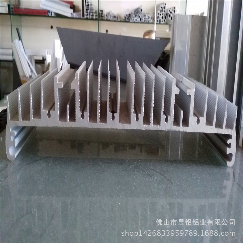 供应散热器铝材梳子散热型材散热器铝合金6063氧化阳极铝合金