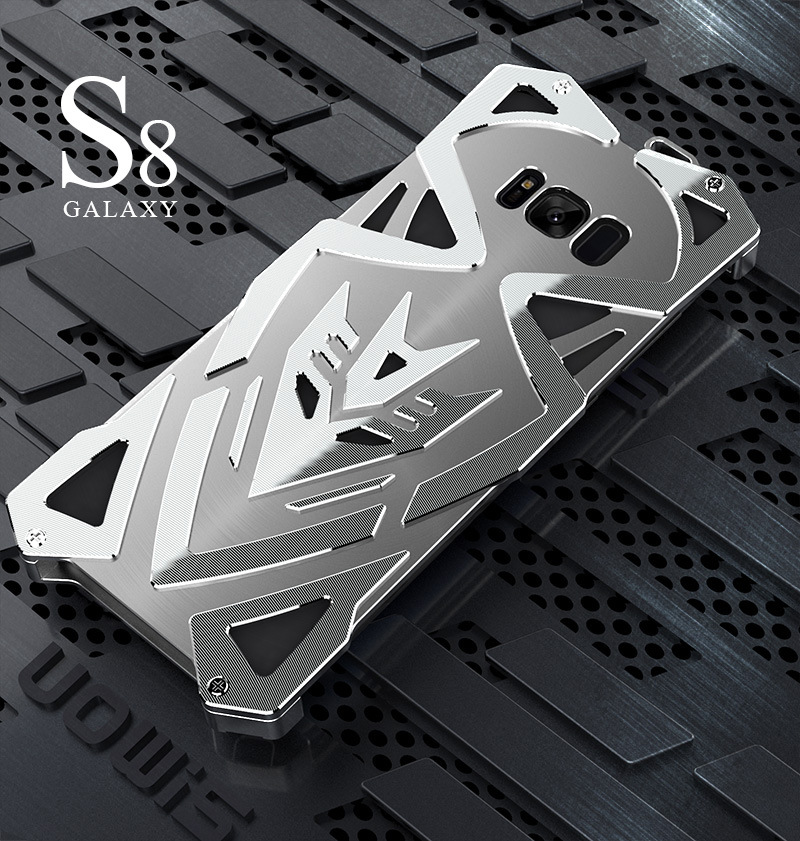SIMON THOR Ⅱ Aviation Aluminum Alloy Shockproof Armor Metal Case Cover for Samsung Galaxy S8 Plus & S8
