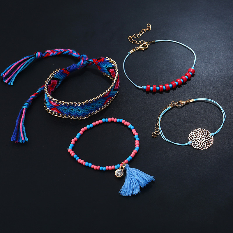Occident and the United States alloy plating Jewelry Set (Mixed color)NHNNZ3032-Mixed color