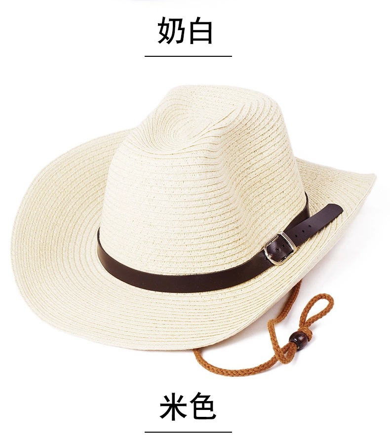 Summer Foldable Outdoor Straw Hat Wholesale Nihaojewelry display picture 5