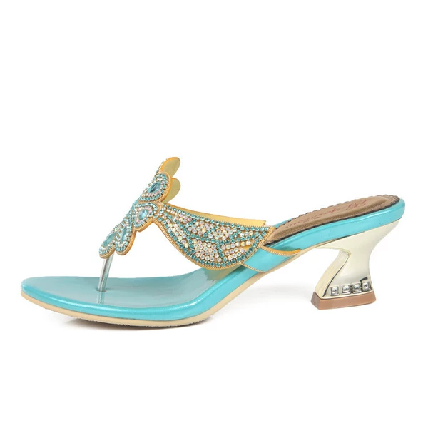 Blue (thick heel)