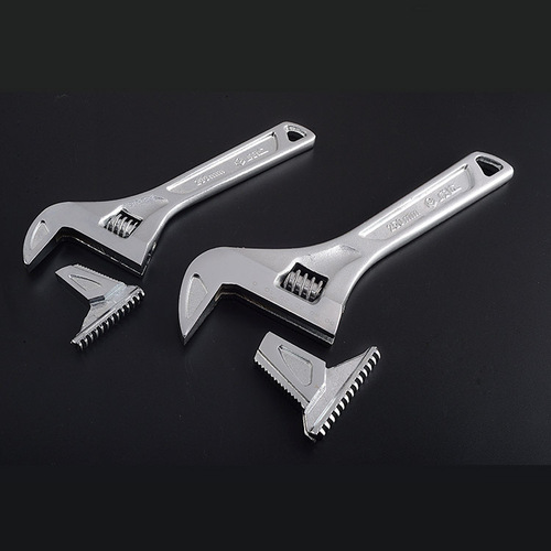 Wholesale Weida pipe live large open dual-purpose wrench multi-functional adjustable wrench plumbing repair hardware tools alloy steel