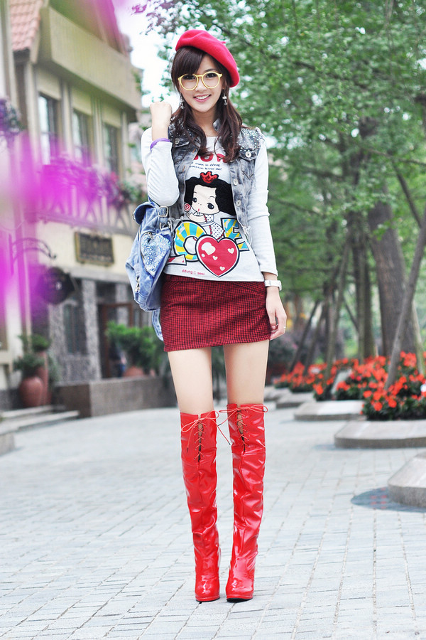 Bottes femme en PU artificiel - Ref 3355566 Image 9