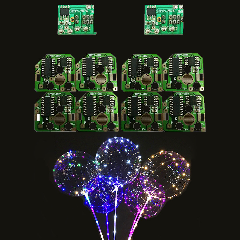HT17-287 皇冠手柄波波球线路板 气球灯线路板