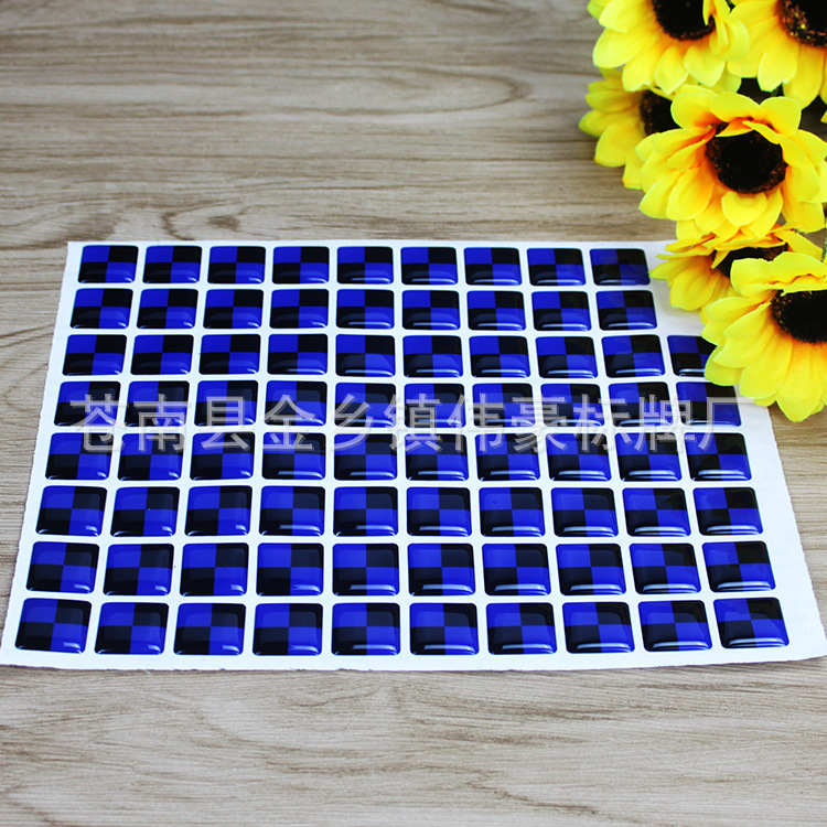 厂家专业生产定制滴塑PVC不干胶 水晶滴塑 滴塑标签 滴胶定做