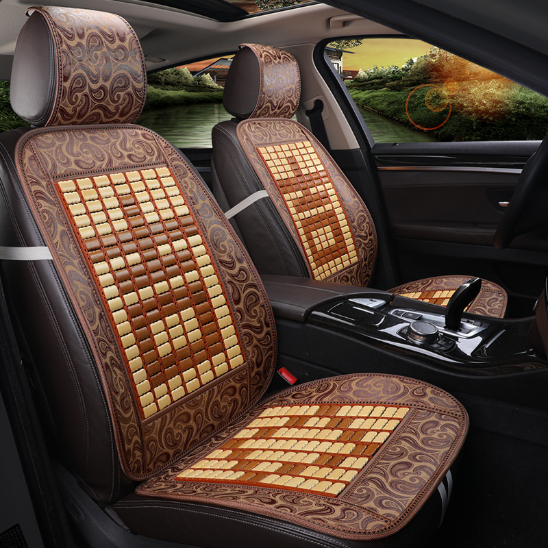 夏季汽车腰靠垫竹片清凉透气款腰垫靠背司机后背垫货车用座椅腰枕