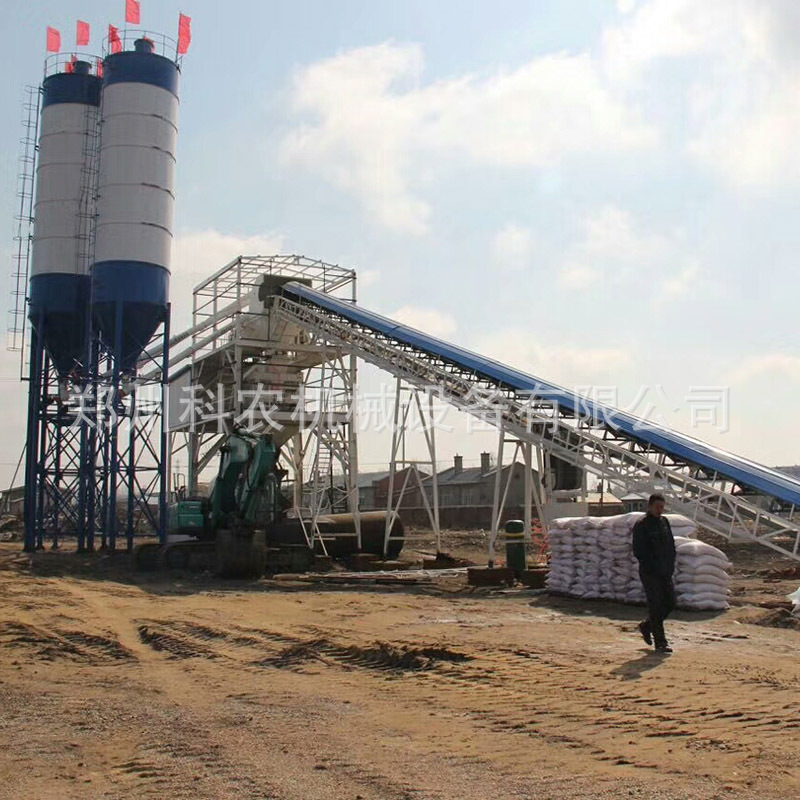 全自动混凝土拌制成套设备 商品砼搅拌站 水泥拌合站配置单