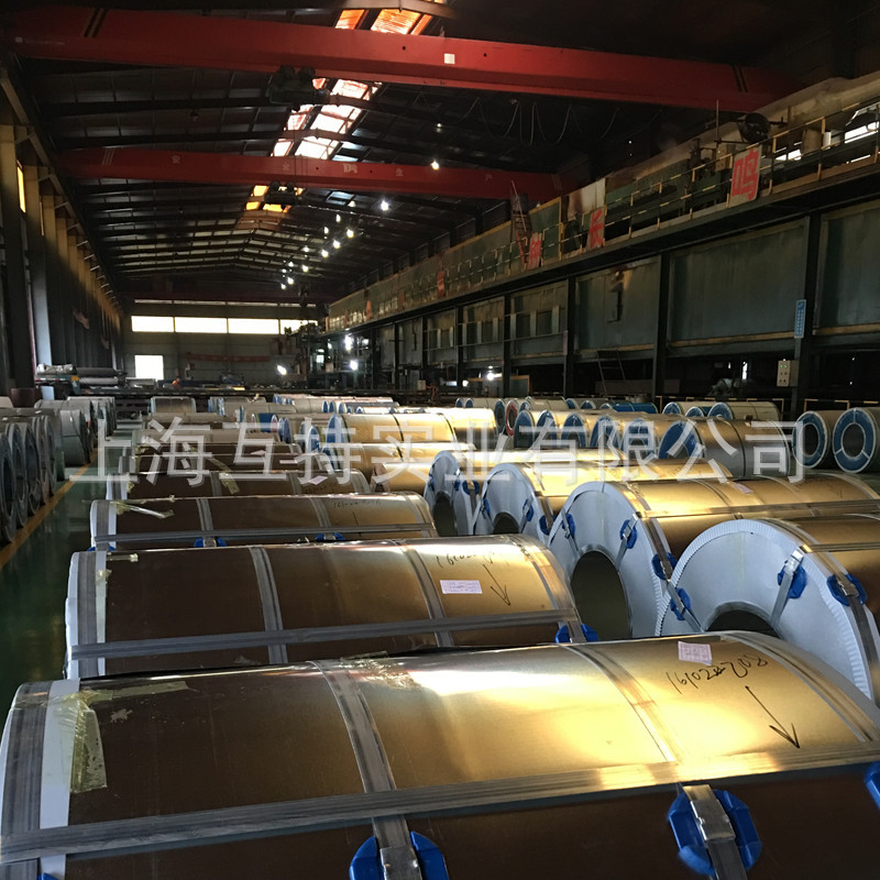 宝钢镀锌冷轧彩涂卷(板)/彩钢板0.42*1200*C海蓝色/白灰色/绯红色