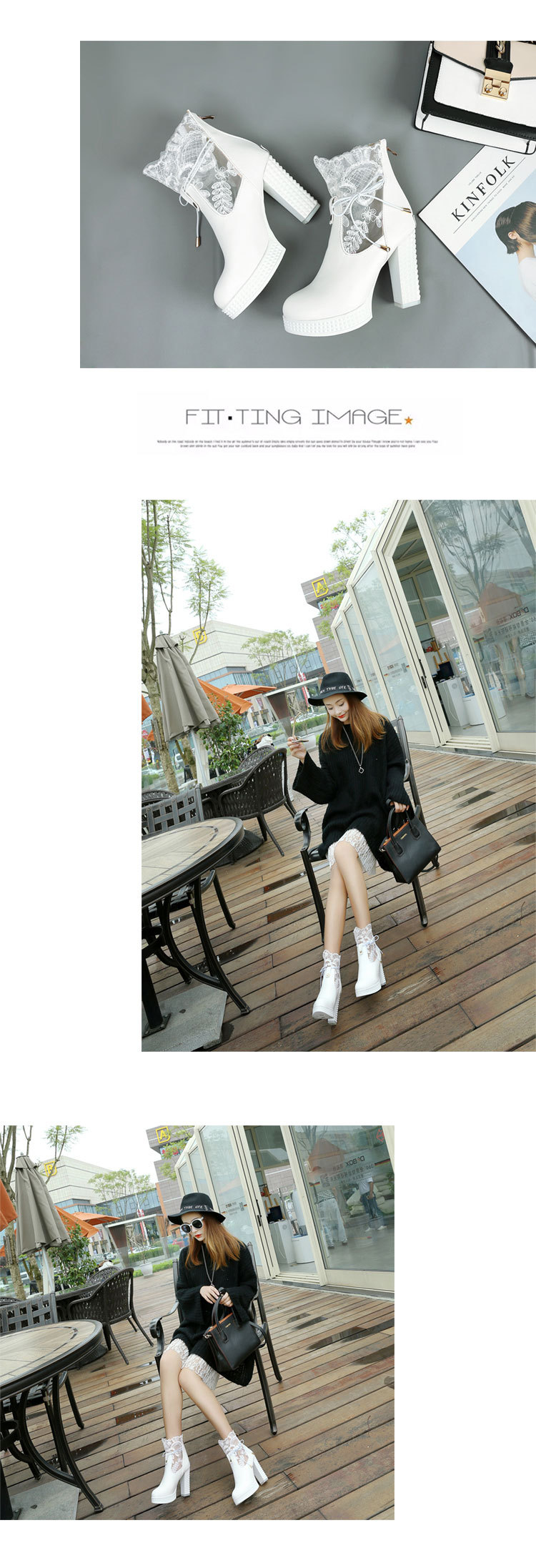 Bottes femme en PU artificiel - Ref 3355040 Image 13